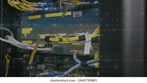 Image of security padlock over data processing on dark background. Global internet security connections and data processing concept digitally generated image.