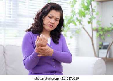 Image Of Senior Woman Sickness