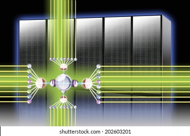 An Image of Server