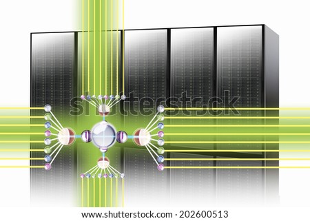 An Image of Server