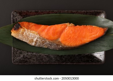 Image Shot Of Grilled Sockeye Salmon