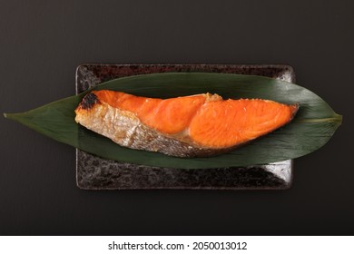 Image Shot Of Grilled Sockeye Salmon