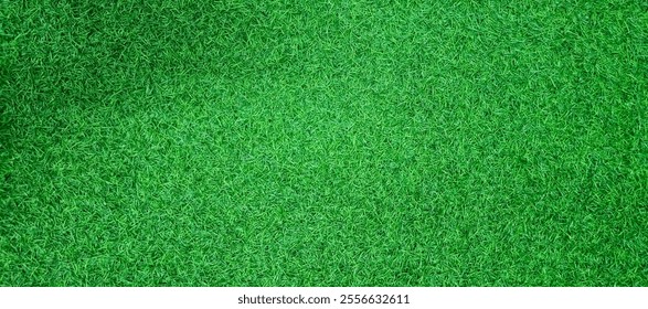 The image shows a close-up view of a surface covered in artificial turf, the turf is a vibrant, uniform green. - Powered by Shutterstock