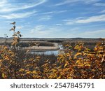 The image shows the Parker River National Wildlife Refuge at Plum Island. 