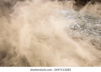 Image of smoke with movement and diffusion