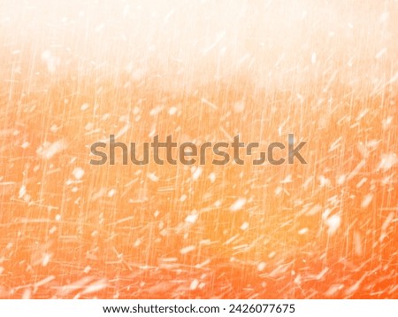 White​ fog​ on​ a​ orange​ back​ground​ image, smoke, snow, for​ Graphics​