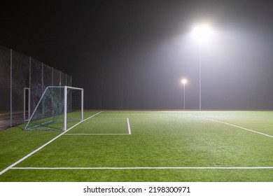 Image Soccer Field Night Spotlight Stock Photo 2198300971 | Shutterstock