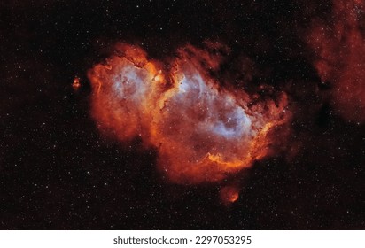 Image of the Soul nebula in Cassiopeia