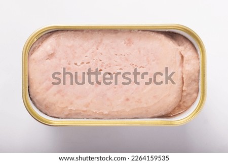 Image of spam can on white background