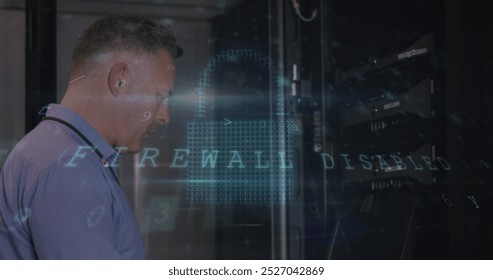 Image of statistics and data processing over man using smartphone. Global finances business data processing digital interface and technology concept digitally generated image. - Powered by Shutterstock