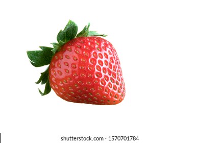 Image of a strawberry studio isolated on white background