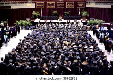 An Image Of Students At Graduation Ceremony