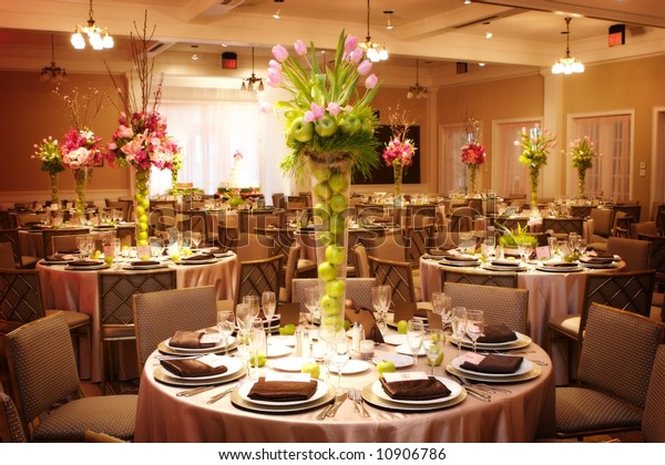 Image Table Setting Luxury Wedding Reception Food And Drink