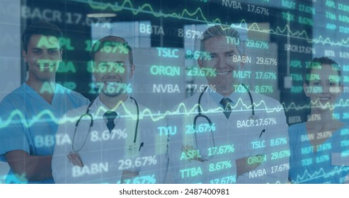 Image of text with globe and network of connections. Global digital interface technology and networking concept digitally generated image.