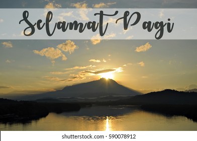 Image Text Selamat Pagi Malay Word Stock Photo Edit Now 590078912