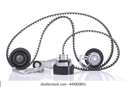 Image Of Timing Belt Kit Isolated On White