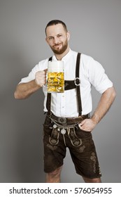 An Image Of A Traditional Bavarian Man