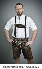 An Image Of A Traditional Bavarian Man