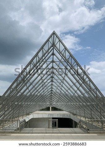 image of triangular iron resembling a pyramid