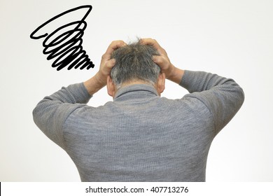 Image of a troubled man