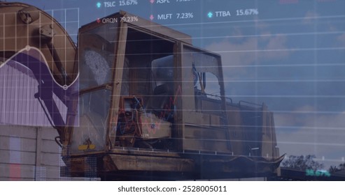 Image of tunnel over man and woman exercising. Global sports fitness data processing and digital interface concept digitally generated image.