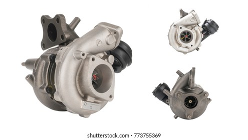 Image Of Turbo Charger Isolated On White