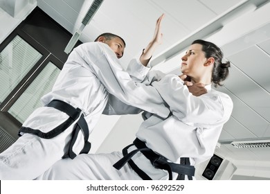 An image of two martial arts fighters - Powered by Shutterstock