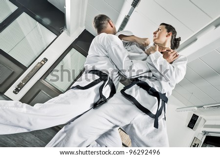 An image of two martial arts fighters