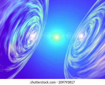 An Image of Two Vortex