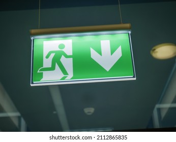 An Image Of A Typical Illuminated Escape Route Sign