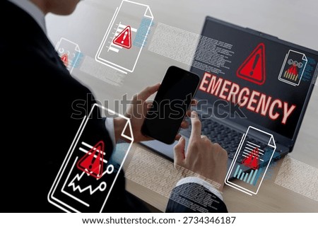 Image of an unauthorized access warning alert