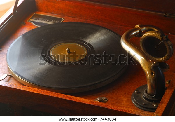 Image Vintage Record Player 1920s Stock Photo (Edit Now) 7443034