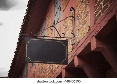 Image Of A Vntage Sign On An Old Building.