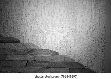 The image of the wall, for use as a background. Image includes a effect the black and white tones.