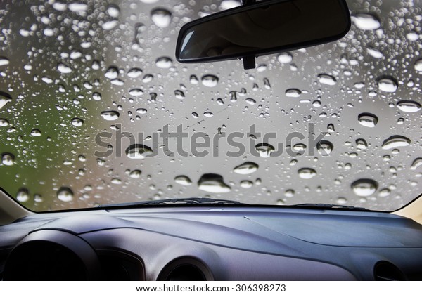 Image of
windshield on the road ,way and
highway.