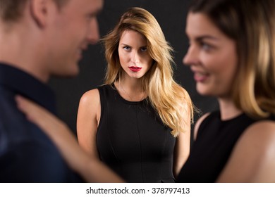 Image Of Woman Feeling Physical Attraction To Married Man