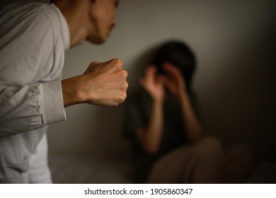 Image of a woman suffering from violence 