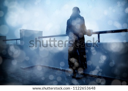 Similar – Image, Stock Photo At the lake Lake Ice