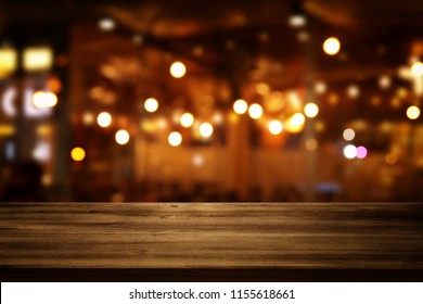 Blurred Background Bar Dark Brown Desk Stock Photo (Edit Now) 295983620
