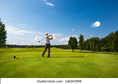 An Image Of A Young Male Golf Player