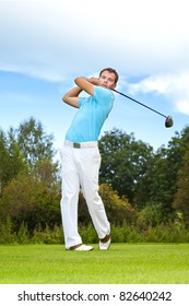 An Image Of A Young Male Golf Player