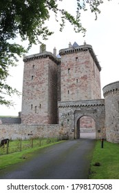 Images Of Borthwick Castle, Near Gorebridge, Midlothan.