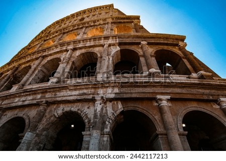 Images from the Colosseum, the symbol of the city of Rome. It was shot in 2016.