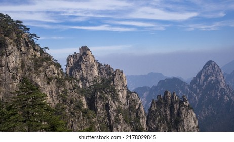 The Images Of Landscape Huangshan Scenic Area In Spring  , Anhui, Mainland China