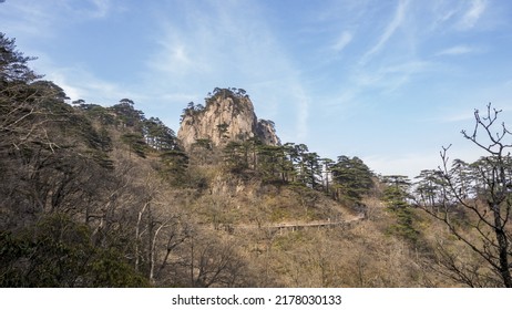 The Images Of Landscape Huangshan Scenic Area In Spring  , Anhui, Mainland China
