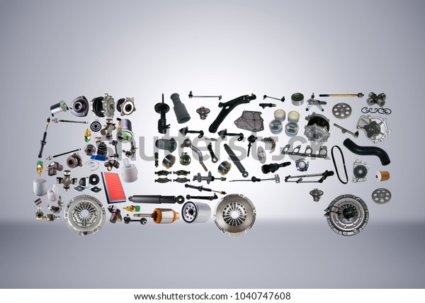 Images Truck Assembled New Spare Parts Stock Photo (Edit Now) 1040747608