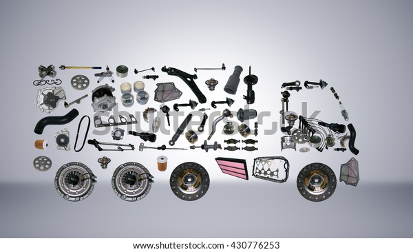 Images Truck Assembled New Spare Parts Stock Photo (Edit Now) 430776253