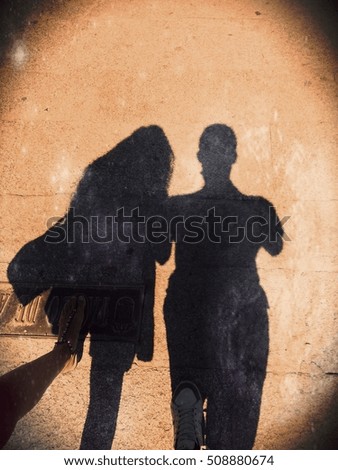 Similar – Image, Stock Photo beach walk Well-being