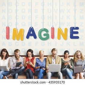 Imagine Creative Ideas Thinking Vision Dream Concept