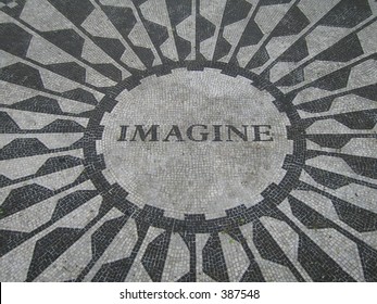 Imagine Mosaic Central Park Stock Photo (Edit Now) 387548